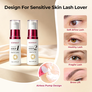 ICONSIGN <span class=keywords><strong>Kit</strong></span> <span class=keywords><strong>Laminazione</strong></span> <span class=keywords><strong>Ciglia</strong></span> e Sopracciglia 2in1 Senza Colla, Effetto Rapido 5-7 Minuti, Lifting <span class=keywords><strong>Ciglia</strong></span> Coreano, Senza Cisteamina, TGA e Bromato di Sodio - Product Image 4