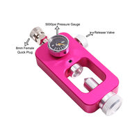 Adaptateur SCBA pour valve DIN 4500Psi, station de remplissage de joug pour réservoir HPA, adaptateur de recharge pour le remplissage de réservoir PCP Paintball HPA