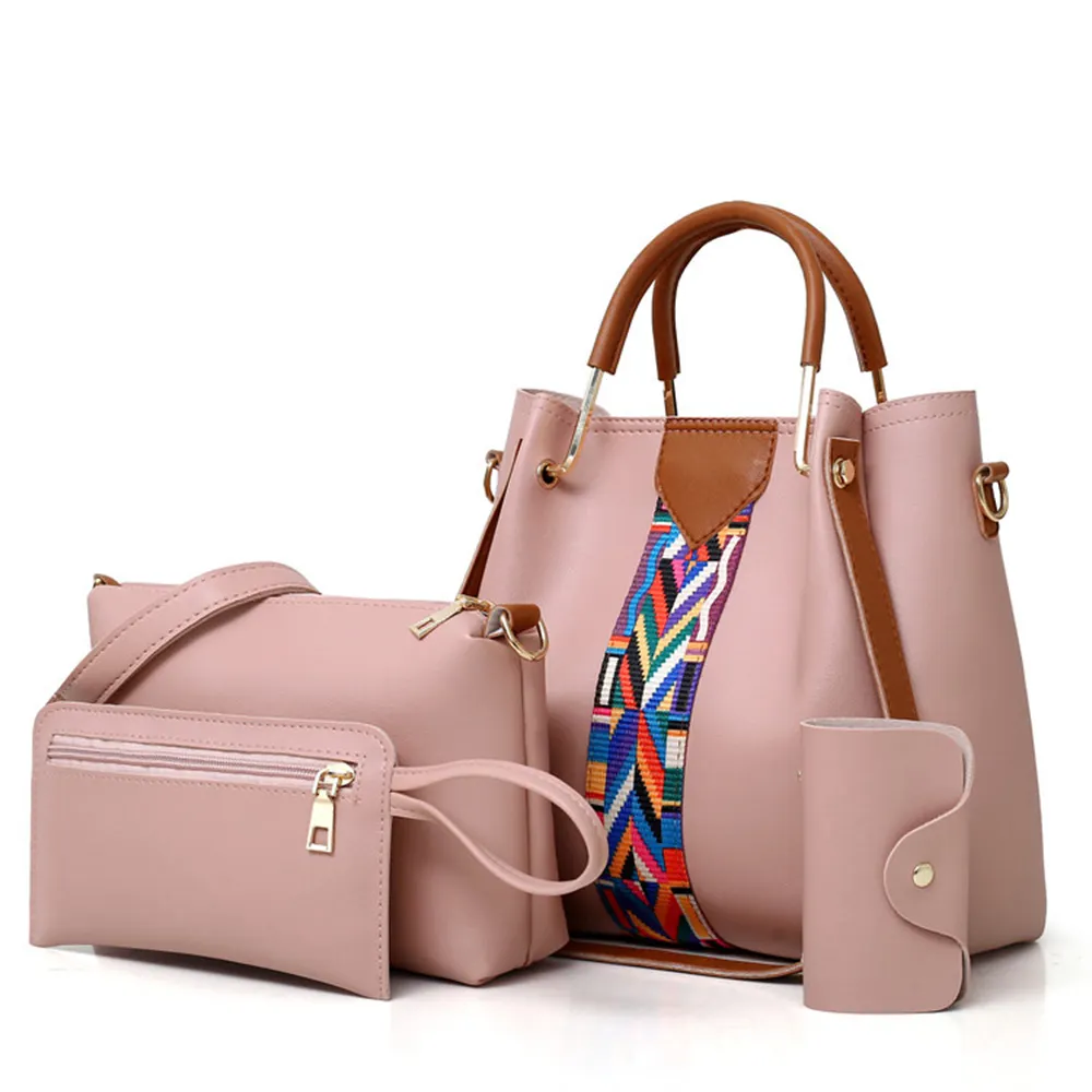 Westal Large Capacity Ladies Handbags Sets Pu Leather Shoulder Bag Luxury Crossbody Handbag Purses and Handbags
