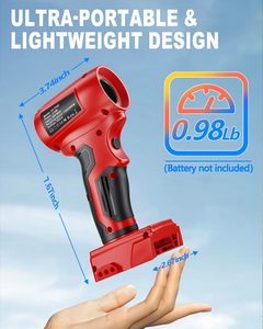 Laub gebläse Akku-Laub gebläse Milwaukee-Gebläse für bürstenlosen 18-V-Hochgeschwindigkeitsmotor 130.000 U/min Leichtes Design für - Product Image 5