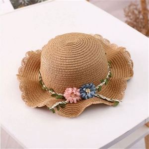 Baby Girls' Children's Straw Bucket Hat Cute Summer Cartoon Soft <b>Sunscreen</b> Sunshade Daily Travel Outdoor Beach - Product Image 4