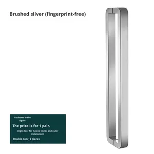 <span class=keywords><strong>Poignée</strong></span> de porte en verre anti-collision Ensemble de <span class=keywords><strong>poignée</strong></span> de porte en verre anti-collision en acier inoxydable Poignées de porte et de fenêtre de qualité supérieure - Product Image 6