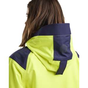 BLAKLADER - 443619873389S Veste Shell haute visibilité pour femme Jaune/Bleu marine-EAN 7330509851180 HI-VIS WORKWEAR - Product Image 4