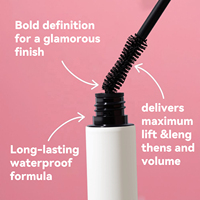 Mascara noir 4D en fibres de soie pour cils, maquillage des yeux, imperméable, longue tenue, extension, marque privée, vente en gros