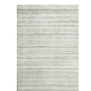 Alfombra de Lana Tejida a Mano con Textura Sólida DP |   Marfil |   Lana DP Pura |   Tamaños Personalizados Disponibles - Product Image 1