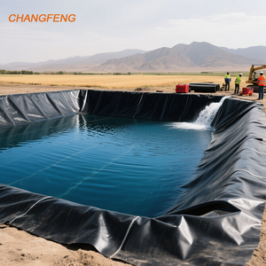 Géomembrane d'étanchéité en polyéthylène HDPE barrage agricole <span class=keywords><strong>site</strong></span> d'enfouissement lac biogaz aquaculture piscine doublure d'enfouissement - Product Image 1
