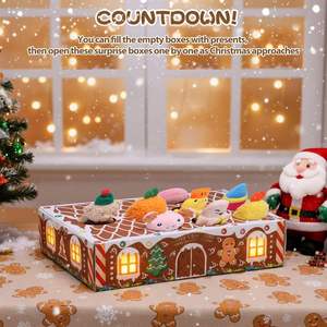 Caja de Cartón Personalizada para Calendario de Adviento, Caja de Regalo <span class=keywords><strong>Sorpresa</strong></span> Personalizada para Navidad - Product Image 6