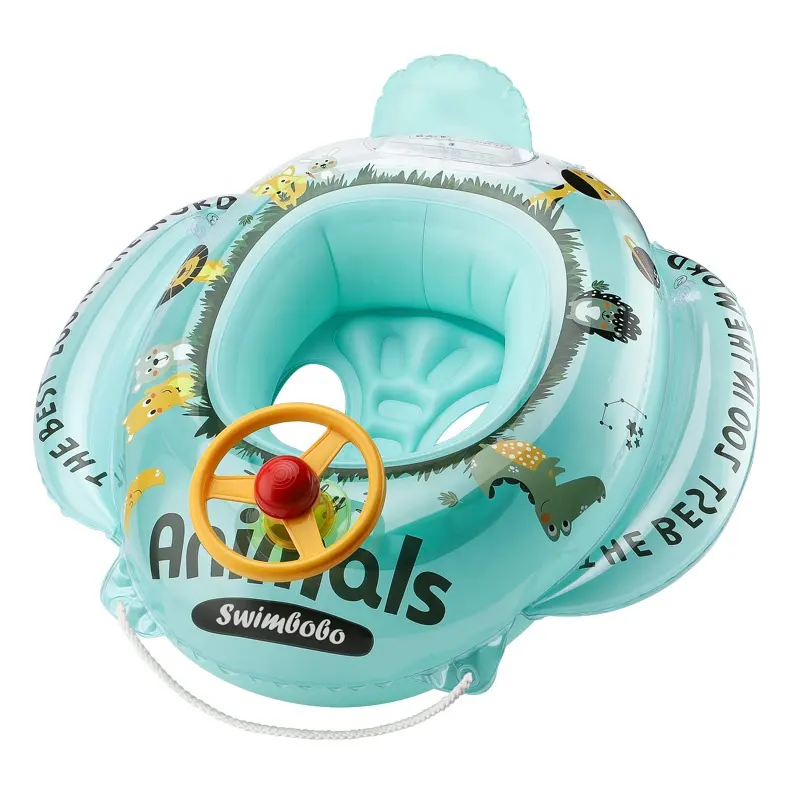 Flotador de piscina inflable para niños, juguete de piscina de agua verde de alta calidad, Flotador para bebés