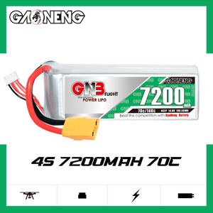 Batería LiPo GNB GAONENG 7200mah 4S 14.8V 70C 140C XT90 para RC, Auto, Barco, Truggy, Camión, Avión, Helicóptero, Multicóptero - Product Image 2