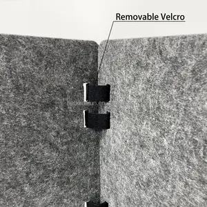 Materiales de aislamiento acústico Divisor de escritorio portátil <span class=keywords><strong>para</strong></span> el aula Silencioso y privado Fácil de instalar Deflectores de mesa acústicos de fieltro <span class=keywords><strong>para</strong></span> mascotas - Product Image 5