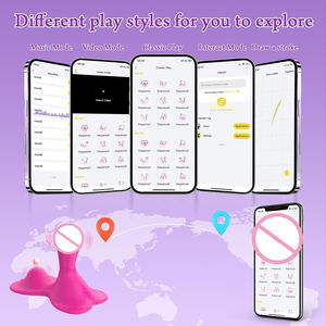 9 + 9モード大人のおもちゃ大人用おもちゃシットライドクリットアナルGスポットバイブレーターAPPリモコン付きパンティーウェアラブルバイブレーター - Product Image 4