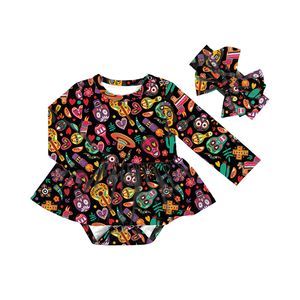 Mono Bebes Nina ชุดบอดี้สูทเด็กทารก,ชุดบอดี้สูทเด็กทารกแรกเกิดทำจากหนังวัวสีน้ำตาลพร้อมรอยต่อ De Traje De Bebes Recien Nacido - Product Image 5