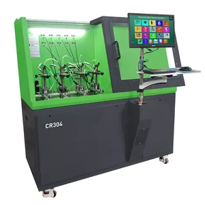 CR304 CRDI four injector same time test injector coding ima isa qr code generate common rail injector testing machine