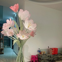 H-57 autoportantes fleurs géantes artificielles décorations de mariage fleurs pour la maison centre commercial affichage événement mise en page décoration