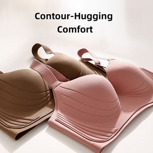 Sujetador Minimizador Inalámbrico - Cobertura Total, Soporte, Levantamiento, Tallas Grandes, Reduce <span class=keywords><strong>la</strong></span> Apariencia, Anti-Caída, Comodidad, Tipo Camiseta, Uso Diario - Product Image 5