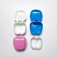Boîte de rangement pour prothèses dentaires en plastique personnalisée OEM avec logo sur mesure pour la vente en gros