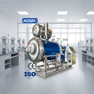Nuovo Sterilizzatore Industriale Automatico Mosen a Vapore <span class=keywords><strong>per</strong></span> Barattoli di Vetro 500L Autoclave a Spruzzo d'Acqua <span class=keywords><strong>per</strong></span> Alimenti - Product Image 1