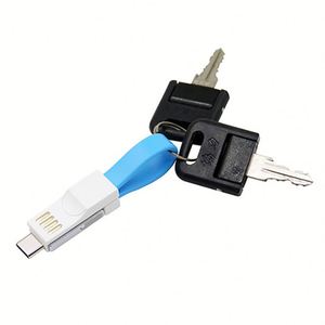 Cadeau promotionnel, chargeur portable tout-en-un, 3 en 1, mini câble porte-clés, porte-clés magnétique USB, mini câble de charge pour téléphone - Product Image 4