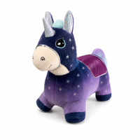 Cheval sauteur gonflable en peluche pour enfants, jouet licorne pour jouer à sauter, jouets en peluche