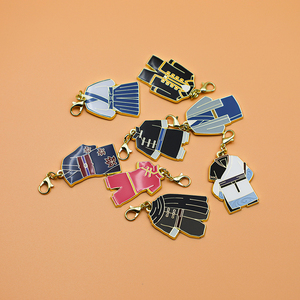 Llavero Metálico Personalizado con Diseño de Traje Nacional, Recuerdo de País, Regalo para Japón, Corea, Vietnam, Tailandia, Camboya - Product Image 2