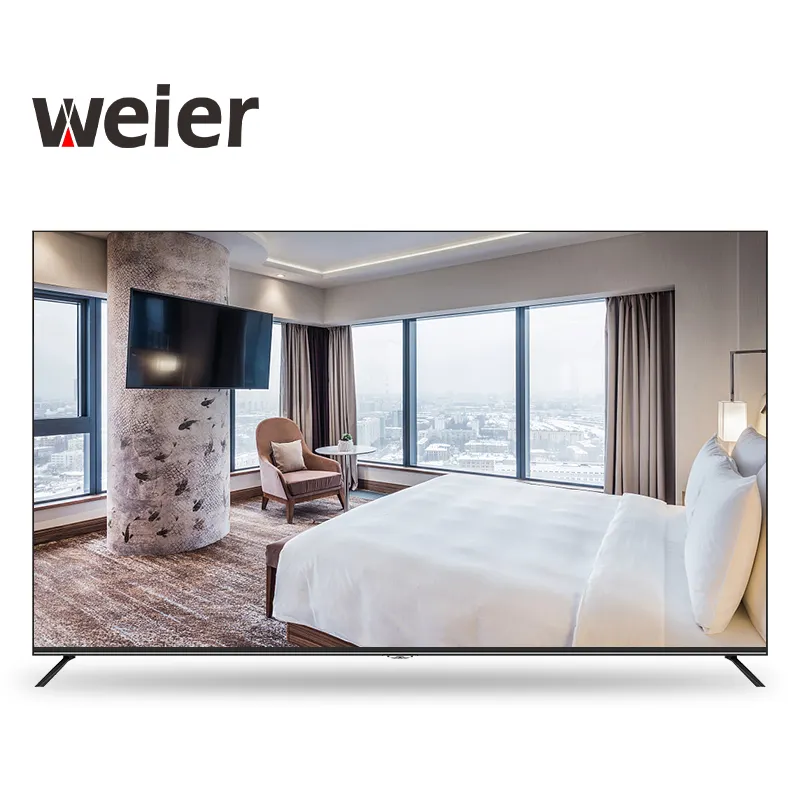 Weier إل إى دى 32 50 55 65 بوصة الروبوت الذكية التلفزيون بالجملة كامل LCD مكتب جهاز تليفزيون بالفندق