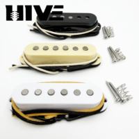 HIVE Pièces de guitare électrique en gros 48MM 50MM 52MM Micro de guitare ST Alnico 5 SSS Single Coil N/M/B pour pont