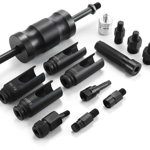 Kit de Herramientas para Extraer Inyectores de Combustible, 14 Piezas, Acero al Carbono, Accesorios de Extracción y Adaptadores para Reparación Mecánica Automotriz - Product Image 1