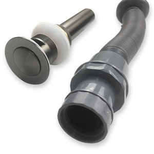 Washbasin Pop Up Drain 2.8 Inch Compression Fit Easy Installation Wall Mounted Odor Proof Drain Pipe Accessory Set - Product Image 2