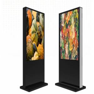 Kiosque numérique interactif 43 49 55 pouces blanc/noir avec écran tactile IR PCAP sous Android pour signalétique de café, vêtements, menus, magasins et aéroports - Product Image 3