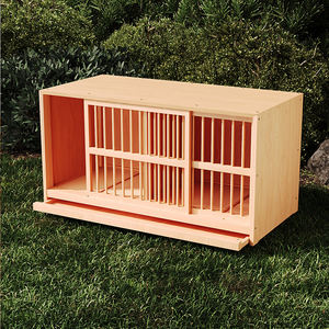 Houten milieuvriendelijke duurzame duivenkooi met schuifdeur voor duivenkweek, rennen, training, grote vogels, huisdiermeubilair - Product Image 1