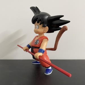 Statuetta in PVC di Giovane Son <span class=keywords><strong>Goku</strong></span> con Bastone, Bambola dell'Infanzia 25cm, Accessori Anime in Confezione, Regalo di Compleanno, Ornamento da Scrivania - Product Image 4