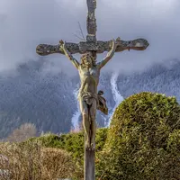 Sculpture de jésus Christ au Portugal, décor en métal, Statue en bronze, taille de vie, pour église, extérieur