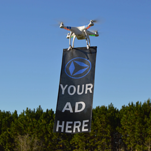 Tùy chỉnh bay Drone quảng cáo thương mại Bầu Trời quảng cáo lưới vải biểu ngữ in ấn cho quảng cáo - Product Image 1