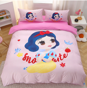 Maßgefertigtes Modernes Bettwäsche-Set für Kinder, 3D-gedruckt, Satin-Jacquard, Baby-Bär, Mikrofaser, für Kleinkinder und Mädchen, gewebt, Cartoon-Motiv - Product Image 4