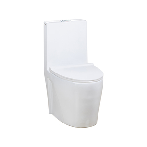Inodoro de Una Pieza de Cerámica Blanca con Sifón Alargado de 300 mm, Diseño Nuevo 2026, Venta Caliente, Artículos Sanitarios para Baño FLL-018 - Product Image 1
