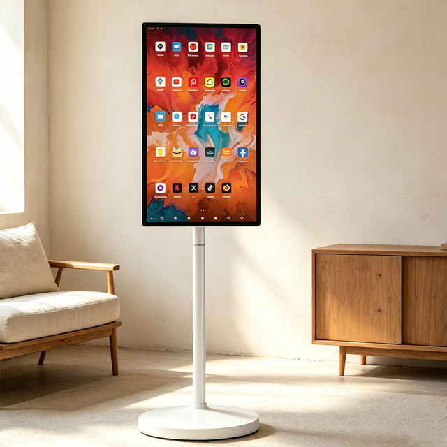New White 22-32 Inch LCD LED HDTV 178 Full View Ultra Narrow Bezel Smart Touch All-in-one Home Music Player