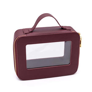 Nouvelle Trousse de Toilette de Voyage Portable Grande Capacité en Cuir PU Imperméable avec Fermeture Éclair Multifonctionnelle - Product Image 5