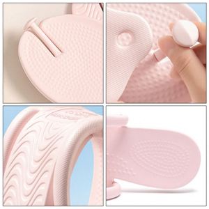 รองเท้าแตะผู้หญิงแบบพับได้ สีสันสดใส ทำจากพลาสติกอีวีเอเนื้อนุ่ม สำหรับฤดูร้อน เหมาะสำหรับสาวๆ - Product Image 5