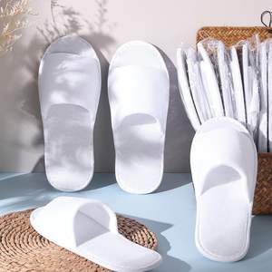 Pantuflas Desechables Antideslizantes para Hotel y Viajes, Calzado Ligero y Transpirable de Algodón y Lino para Hombres y Mujeres - Product Image 1