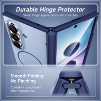 Nouvelle coque de téléphone magnétique pliable tendance 2026 anti-rayures anti-traces de doigts avec protection de charnière pour Samsung Galaxy Z Fold 8 Ultra