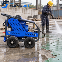 Nettoyeur haute pression électrique 22 kW 500 bars 22 L/min, nettoyeur à jet d'eau industriel pour le nettoyage des surfaces