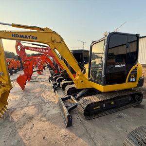 Excavatrices KOMATSU PC56 PC55 PC70 6 tonnes 5 tonnes 7 tonnes d'occasion à bas prix, excavatrices sur chenilles à vendre - Product Image 1