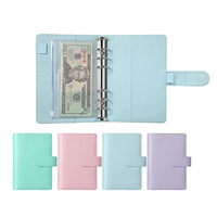 Carpeta de tarjetas fotográficas, álbum de tarjetas de acrílico PP ultra transparente con bisagra de Metal, carpeta acrílica A5 para página de recarga de manga de 6 agujeros