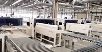 HUAHUA Personnalisation Trois ensembles de machines de perçage CNC à six côtés Ligne de fabrication de meubles Connexion intelligente avec CE