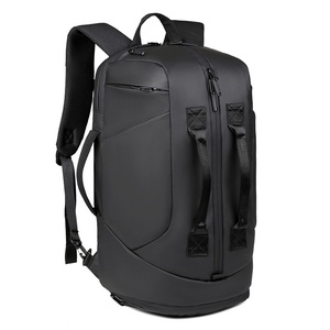 Men's Fashionable Multi-Functional <b>Large</b>-<b>Capacity</b> <b>Backpack</b> Waterproof Oxford Travel Bag Geometric Design for Fitness Business - Product Image 6