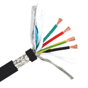 Tiêu chuẩn Mỹ ul20379 24AWG 28AWG đa lõi PVC Áo khoác che chắn Cáp điều khiển cho động cơ thiết bị kết nối