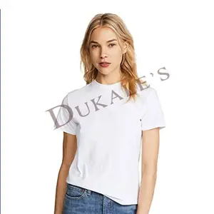 Camiseta blanca y negra para mujer, camiseta informal holgada Unisex, Camiseta básica con cuello redondo en blanco para hombre y mujer