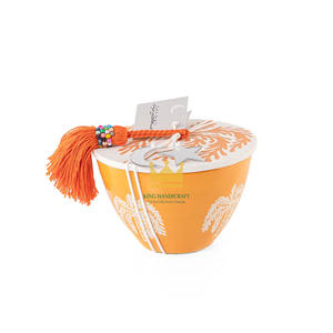 ตะกร้าเก็บของทรงกลมทันสมัย ทำด้วยมือจากวัสดุธรรมชาติ ผลิตในเวียดนาม ออกแบบมาเป็นพิเศษเพื่อเป็นมิตรกับสิ่งแวดล้อม เหมาะสำหรับเทศกาลรอมฎอน - Product Image 1