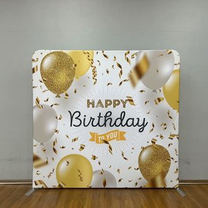 Fondo de escenario de boda de tamaño personalizado hermoso diseño niños suministros de fiesta de <span class=keywords><strong>cumpleaños</strong></span> decoraciones - Product Image 1