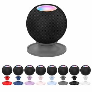 Support de haut-parleur de bureau en silicone dernier cri 2022 pour <span class=keywords><strong>HomePod</strong></span> <span class=keywords><strong>Mini</strong></span> Support de base pour <span class=keywords><strong>Apple</strong></span> <span class=keywords><strong>HomePod</strong></span> <span class=keywords><strong>Mini</strong></span> - Product Image 2
